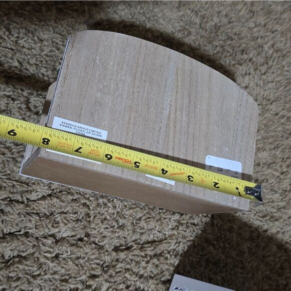 White Decorative Home Accent Set (Rotating Utensil Holder And Nabkins Holder) - Picture 8 of 13